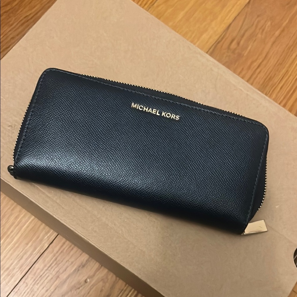 Michael Kors Navy Blue Wallet